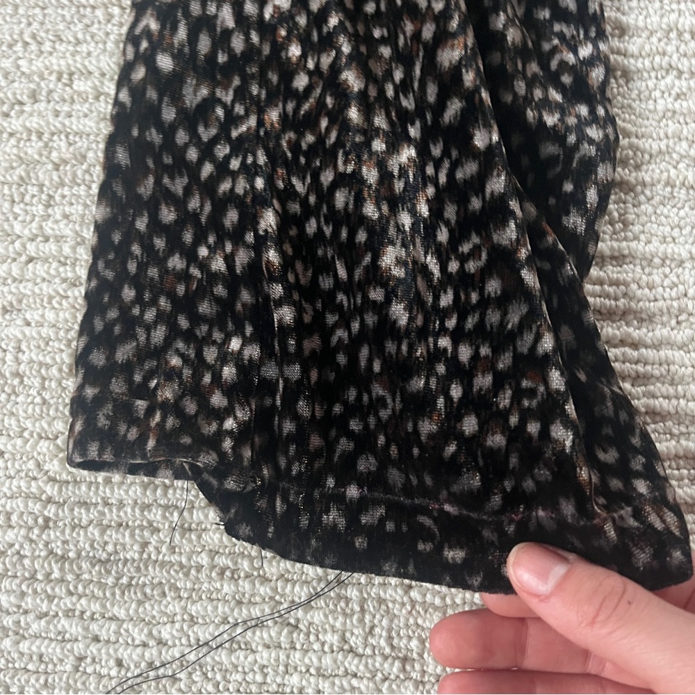 No Boundaries Y2k Cheetah Print Velour Flare Pants - image 6